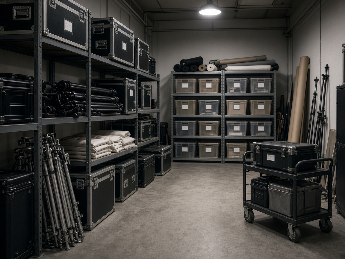Storage and wardrobe space at The Creator House